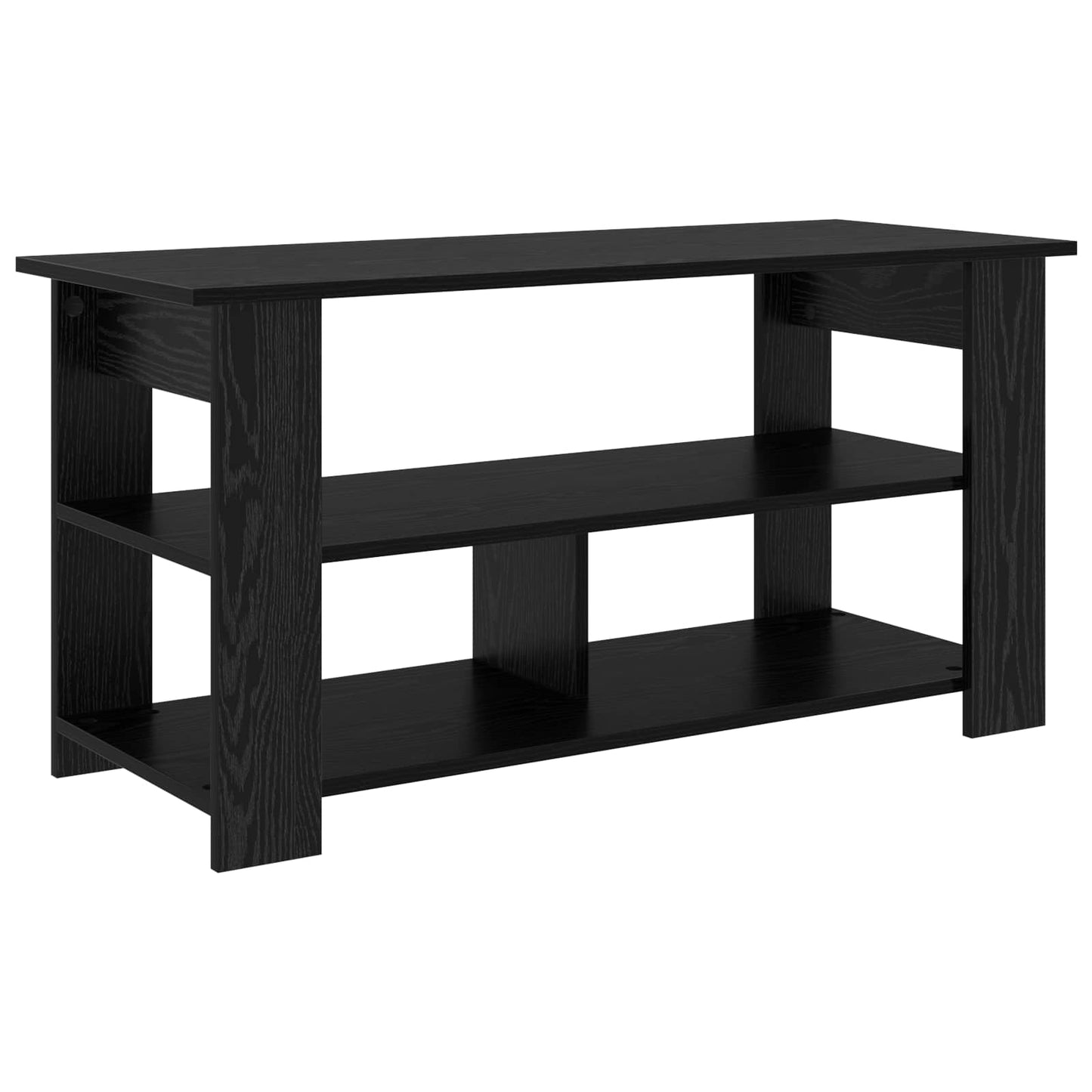 Supporto TV Rovere Nero 100 x 40 x 50 cm | homemem39