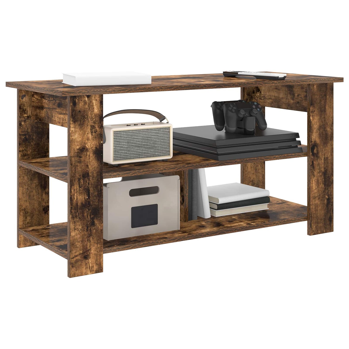 Supporto TV Rovere fumé 100 x 40 x 50 cm