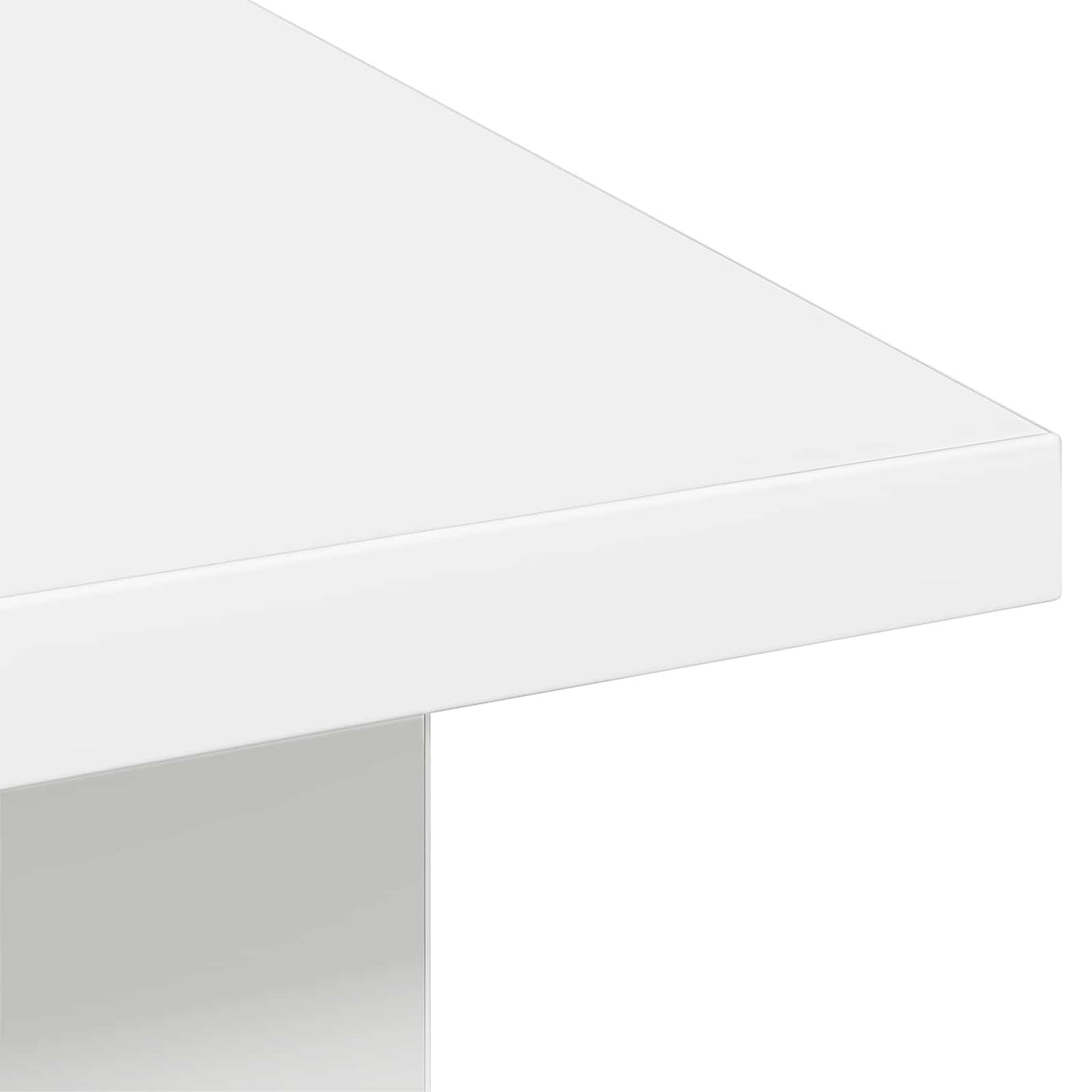 Tavolino da salotto Bianco 77 x 55 x 42 cm Legno multistrato | homemem39