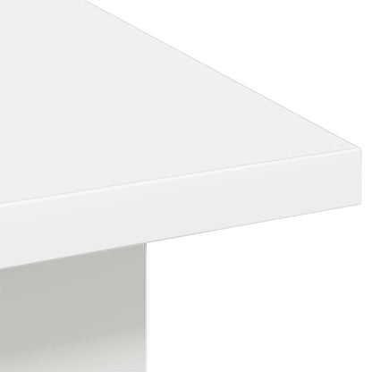 Tavolino da salotto Bianco 77 x 55 x 42 cm Legno multistrato | homemem39