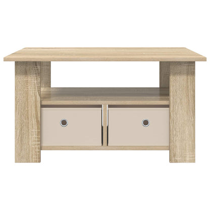 Tavolino da salotto con cassetto Rovere Sonoma 77 x 55 x 42 cm | homemem39