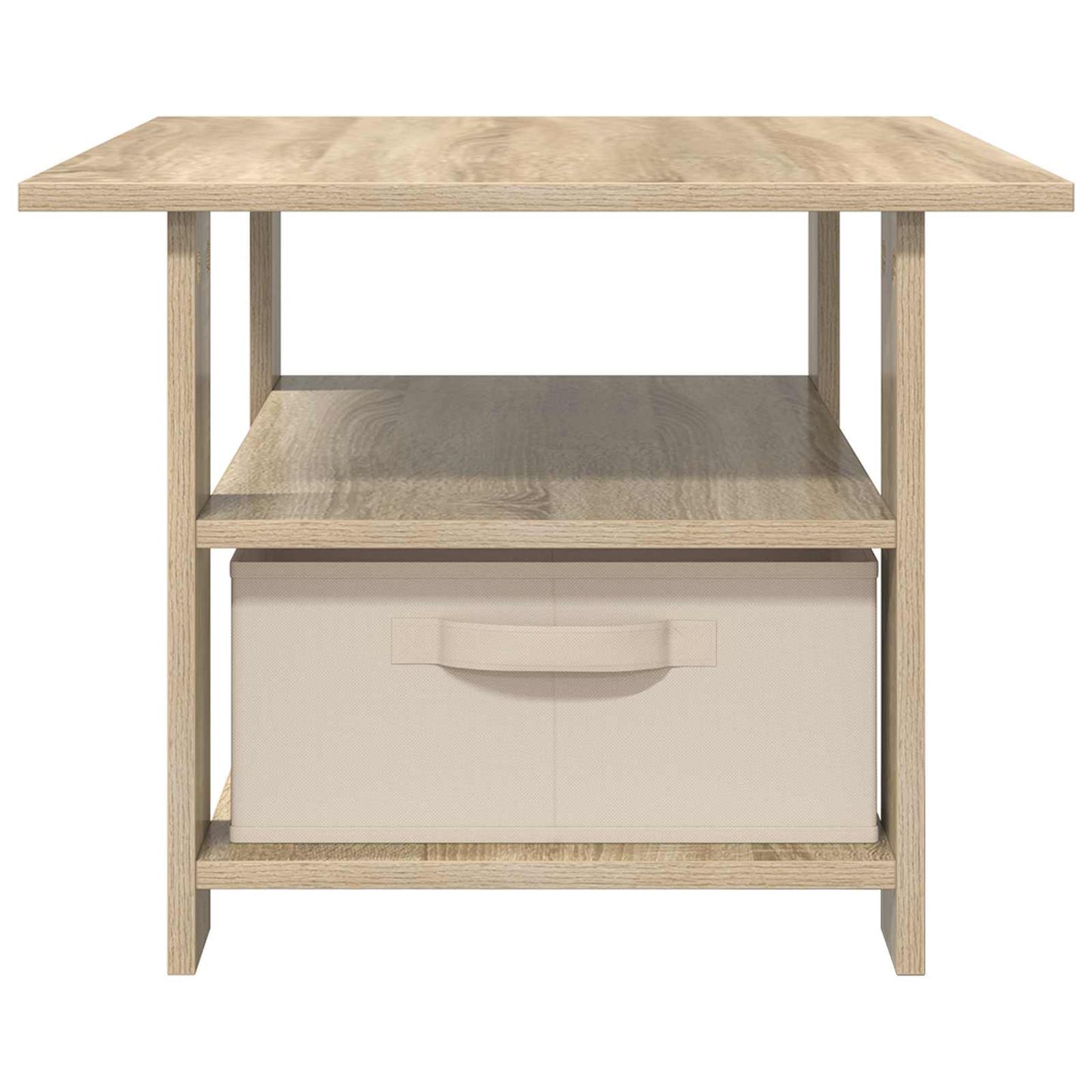 Tavolino da salotto con cassetto Rovere Sonoma 77 x 55 x 42 cm | homemem39