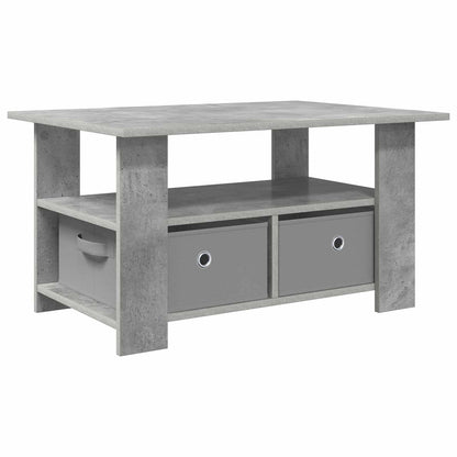 Tavolino da salotto con cassetto Grigio cemento 77 x 55 x 42 cm | homemem39