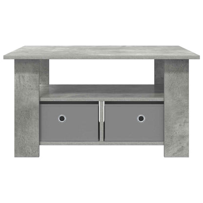 Tavolino da salotto con cassetto Grigio cemento 77 x 55 x 42 cm | homemem39