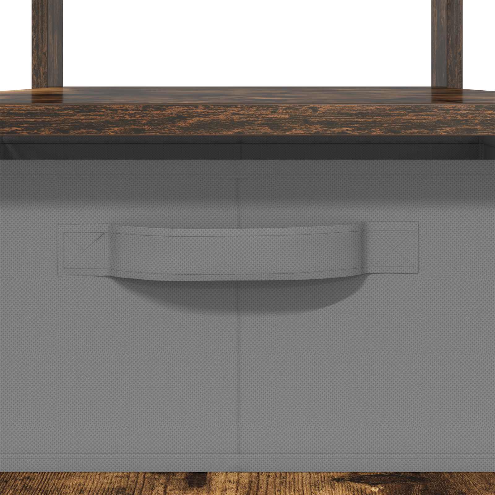 Tavolino da salotto con cassetto Rovere fumé 77 x 55 x 42 cm | homemem39