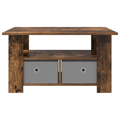 Tavolino da salotto con cassetto Rovere fumé 77 x 55 x 42 cm | homemem39