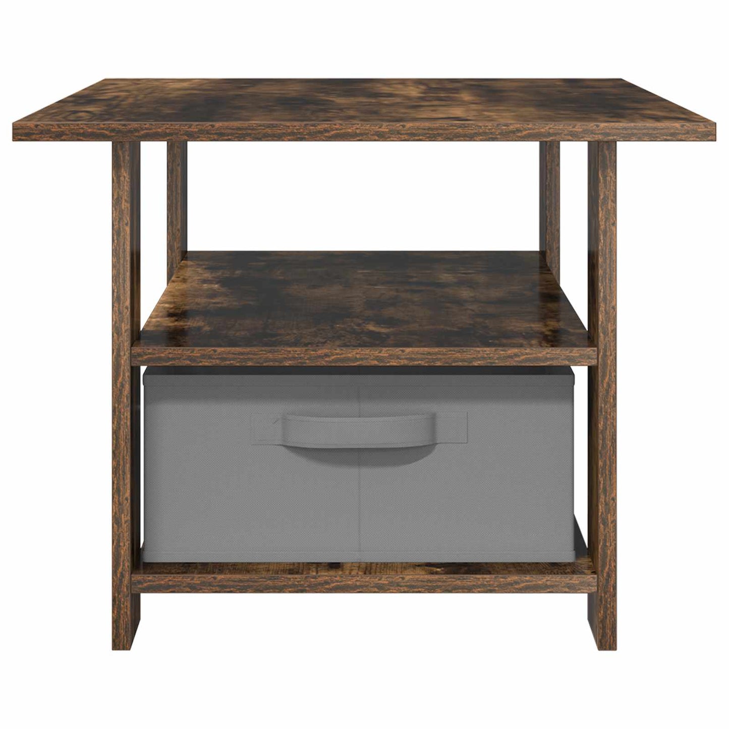 Tavolino da salotto con cassetto Rovere fumé 77 x 55 x 42 cm | homemem39