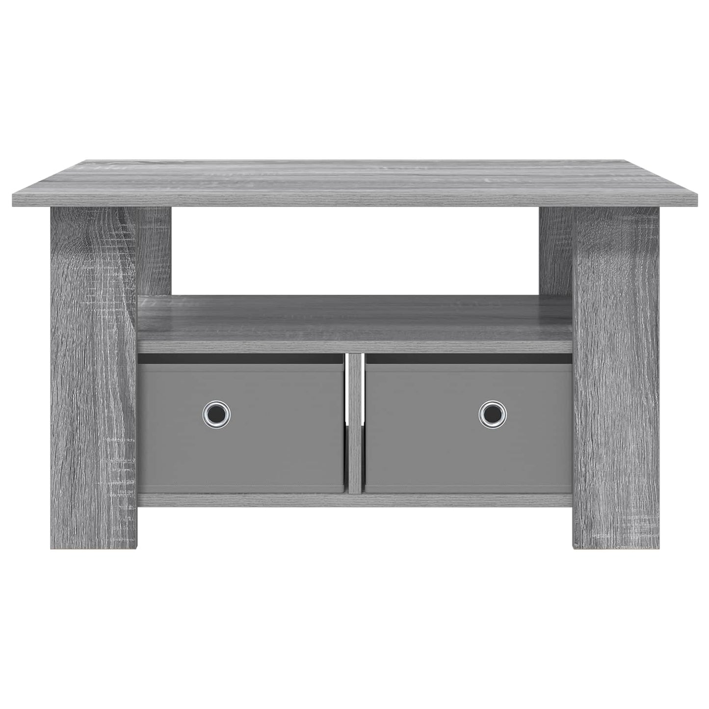 Tavolino da salotto con cassetto Grigio Sonoma 77 x 55 x 42 cm | homemem39