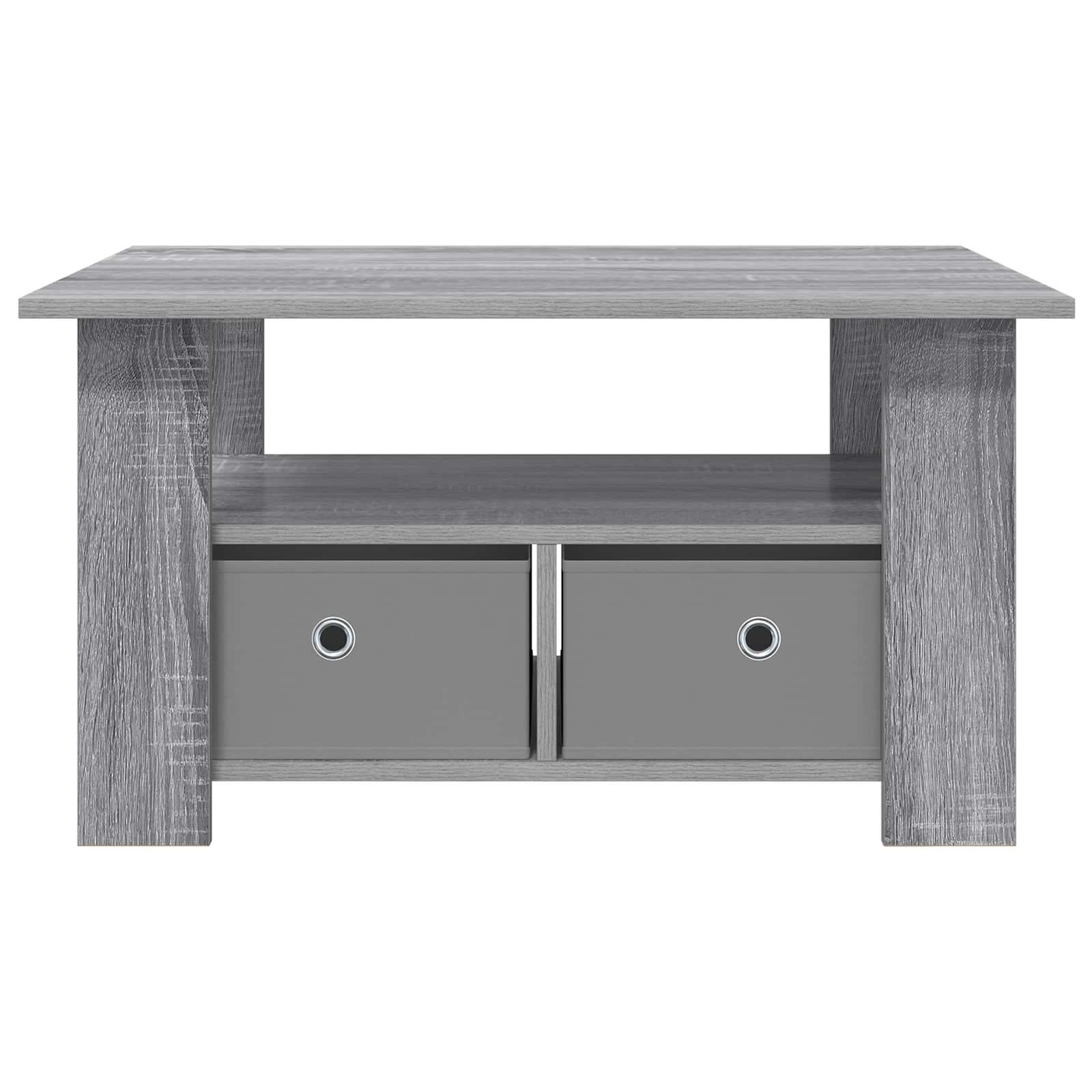 Tavolino da salotto con cassetto Grigio Sonoma 77 x 55 x 42 cm | homemem39