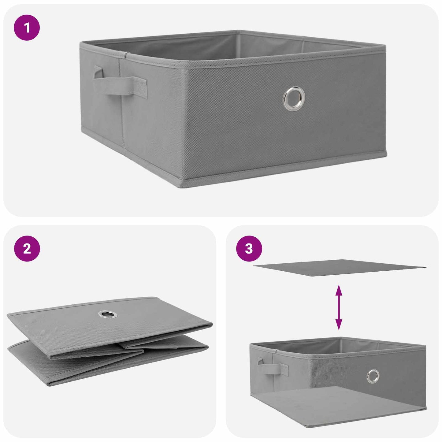 Tavolino da salotto con cassetto Grigio Sonoma 77 x 55 x 42 cm | homemem39