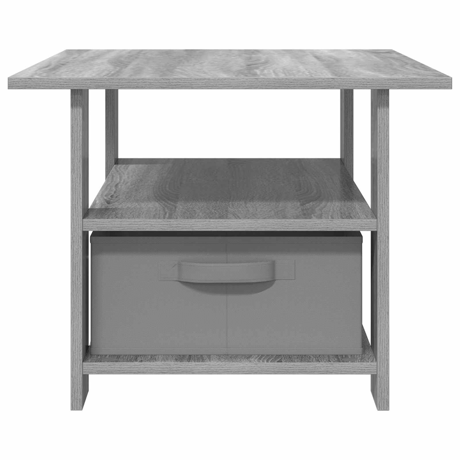 Tavolino da salotto con cassetto Grigio Sonoma 77 x 55 x 42 cm | homemem39