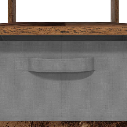 Tavolino da salotto con cassetto Legno vecchio 77 x 55 x 42 cm | homemem39