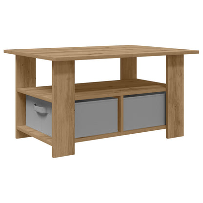 Tavolino da salotto Rovere artigianale 77 x 55 x 42 cm | homemem39