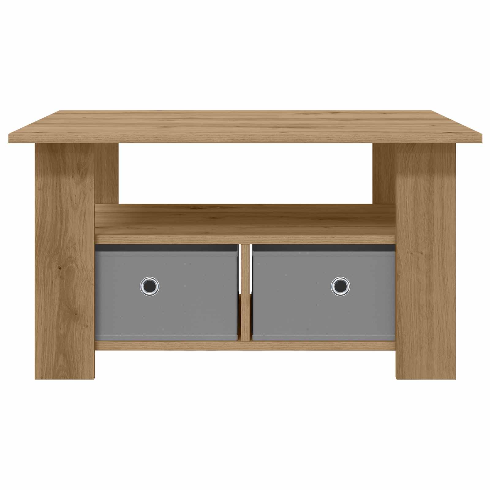 Tavolino da salotto Rovere artigianale 77 x 55 x 42 cm | homemem39