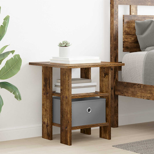 Comodino Rovere Fumo 41 x 40 x 45 cm Legno ingegnerizzato | homemem39