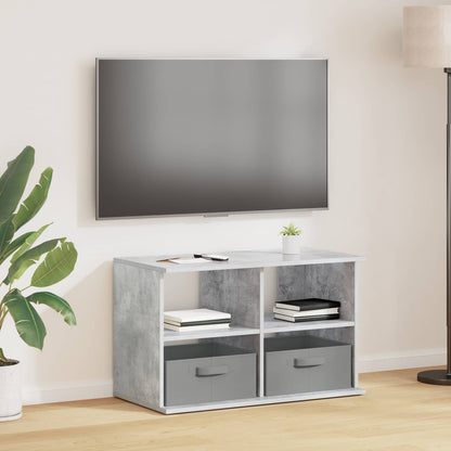 Supporto TV con cassetto Grigio cemento 79 x 40 x 48 cm