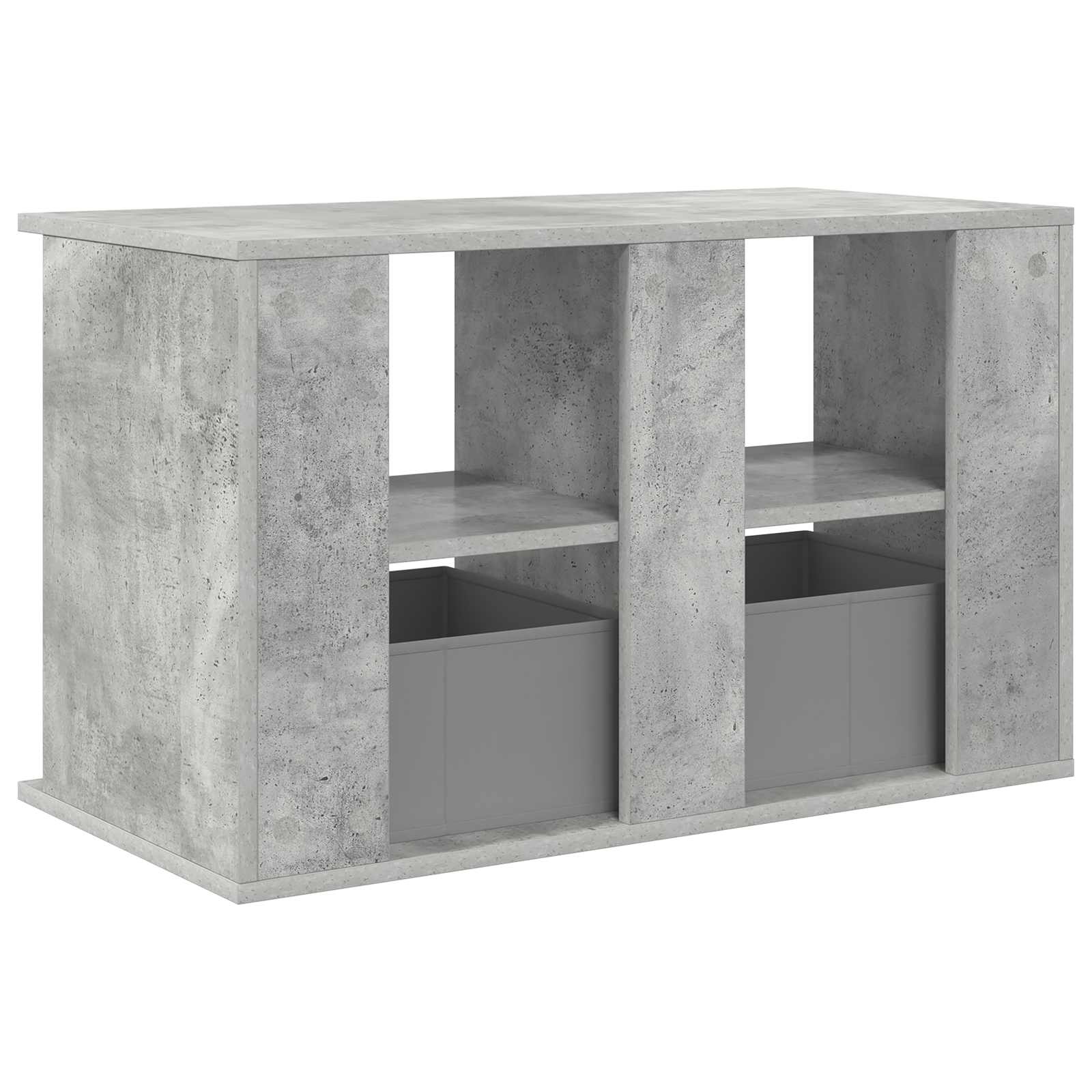 Supporto TV con cassetto Grigio cemento 79 x 40 x 48 cm | homemem39