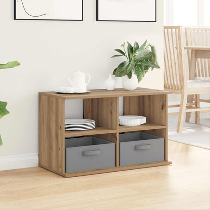 Supporto TV con cassetto Rovere artigianale 79 x 40 x 48 cm | homemem39
