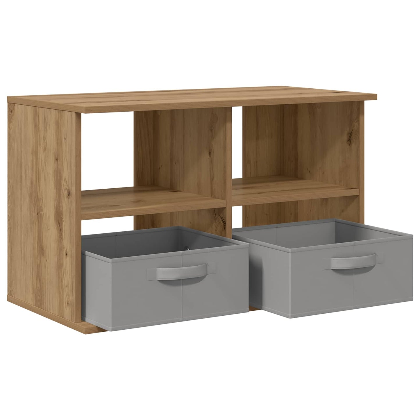 Supporto TV con cassetto Rovere artigianale 79 x 40 x 48 cm | homemem39