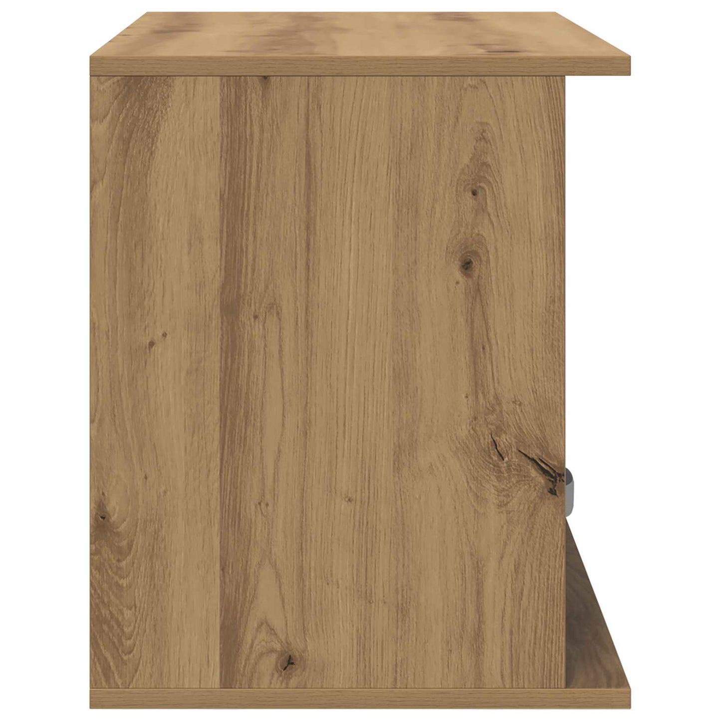 Supporto TV con cassetto Rovere artigianale 79 x 40 x 48 cm | homemem39