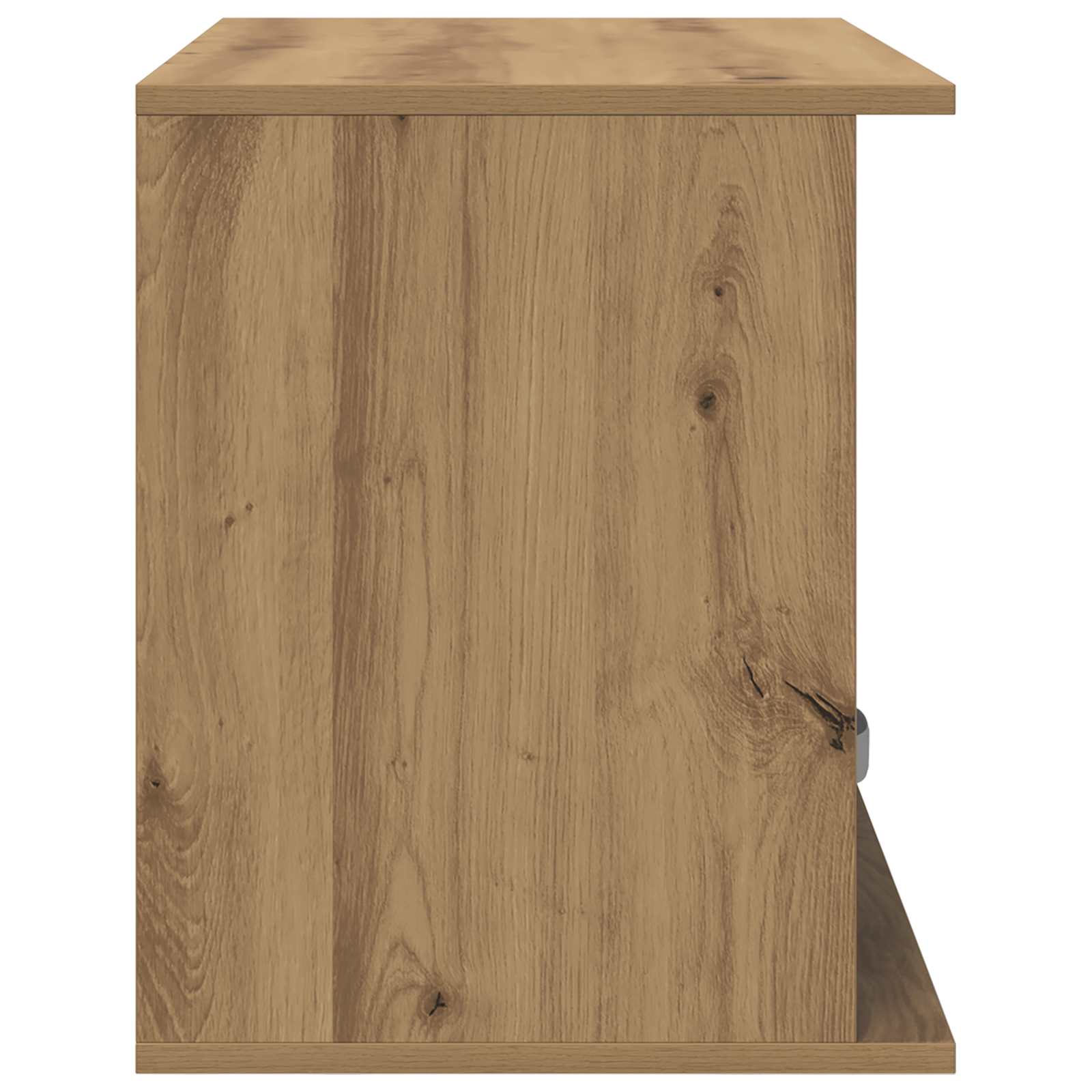 Supporto TV con cassetto Rovere artigianale 79 x 40 x 48 cm | homemem39