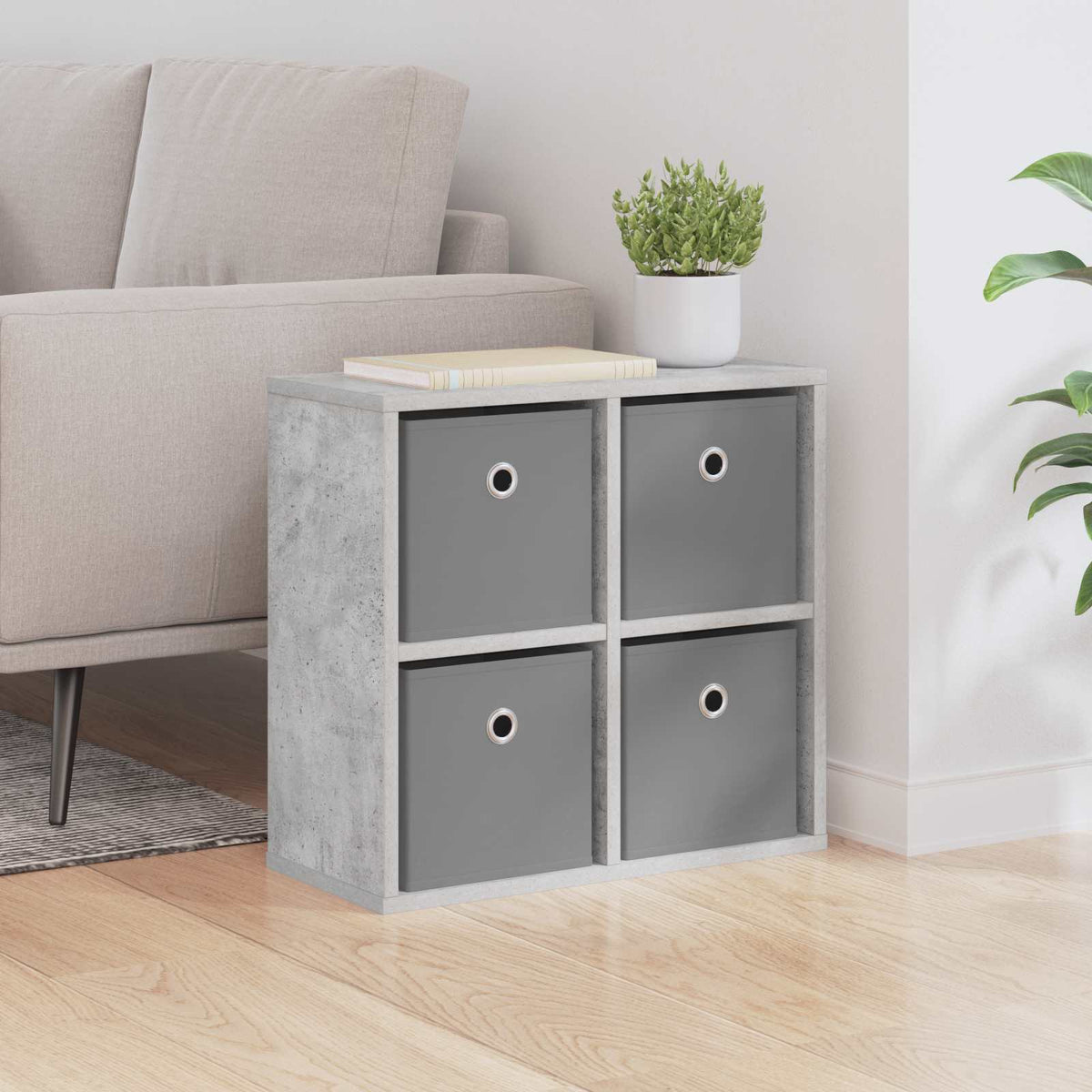 Credenza Grigio cemento 49,5 x 22 x 47 cm | homemem39