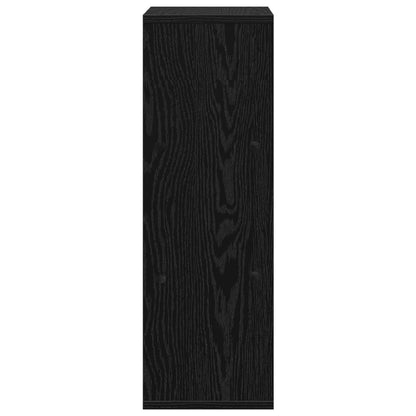 Credenza con cassetto Rovere Nero 25,5 x 22 x 69,5 cm | homemem39