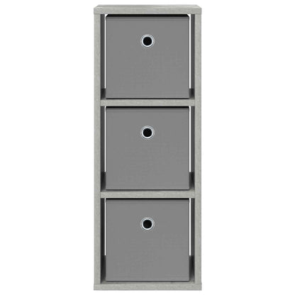 Credenza con cassetto Grigio cemento 25,5 x 22 x 69,5 cm | homemem39