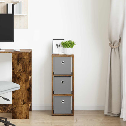Credenza con cassetto Rovere fumé 25,5 x 22 x 69,5 cm