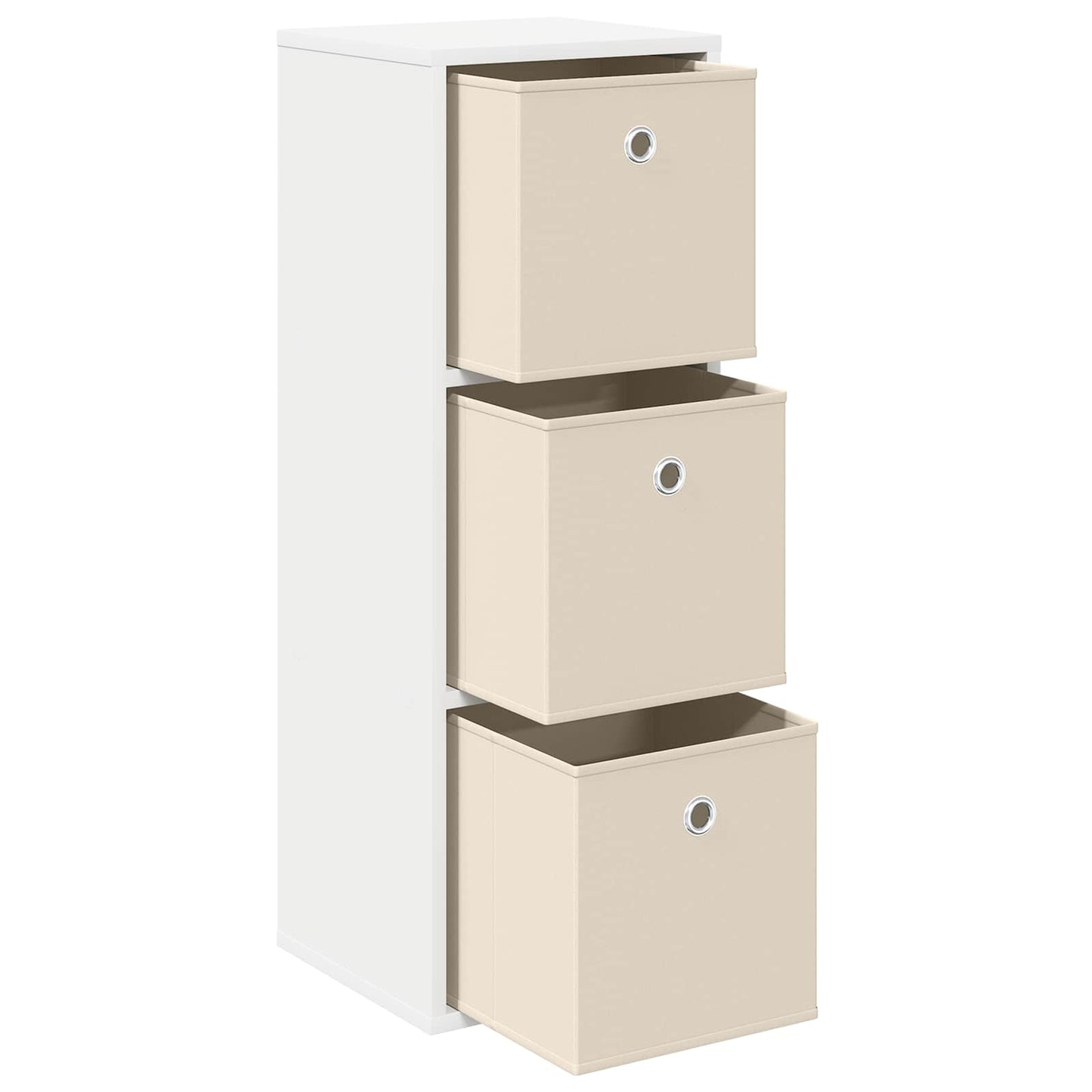 Credenza con cassetto Bianco 30,5 x 27 x 84,5 cm | homemem39