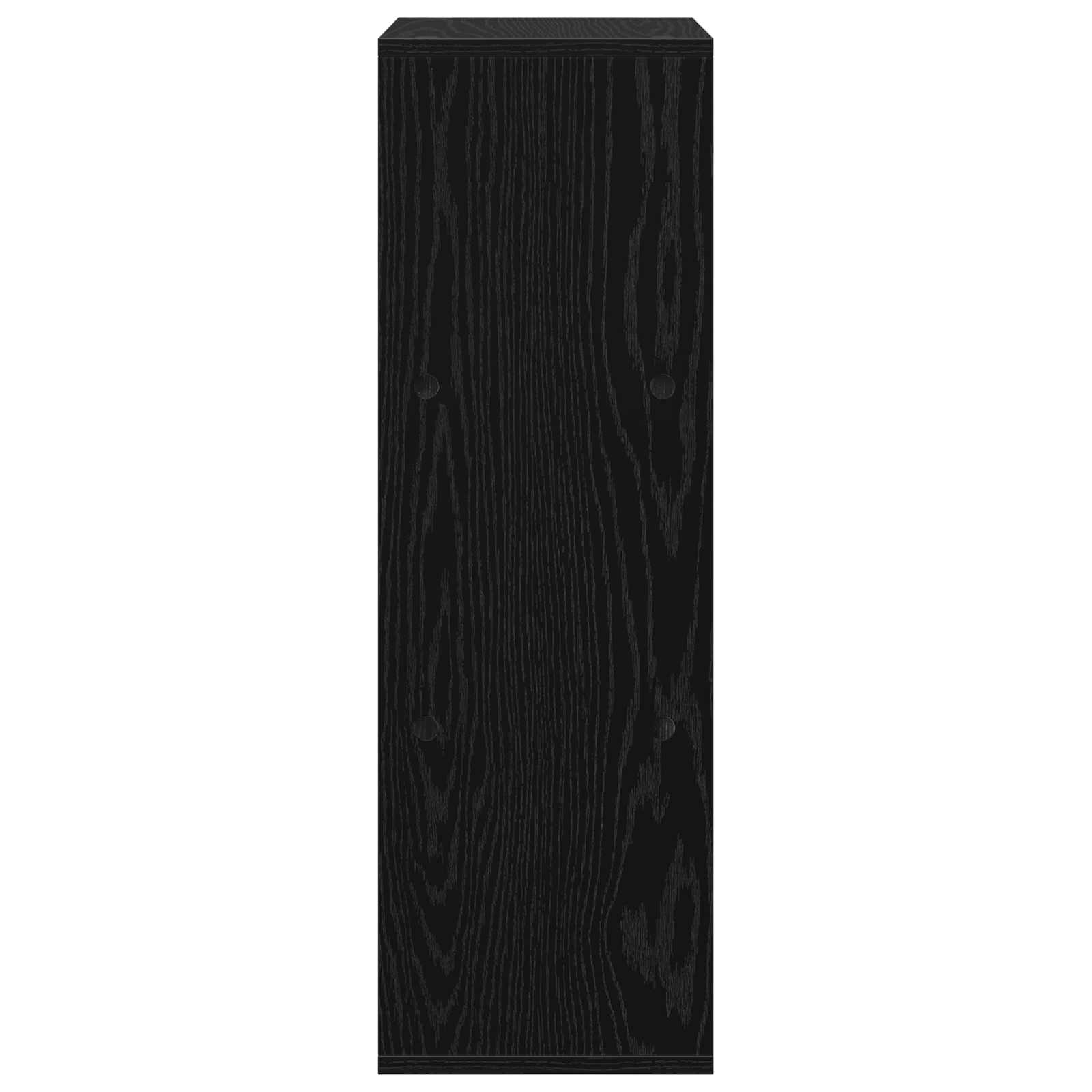 Credenza con cassetto Rovere Nero 30,5 x 27 x 84,5 cm | homemem39