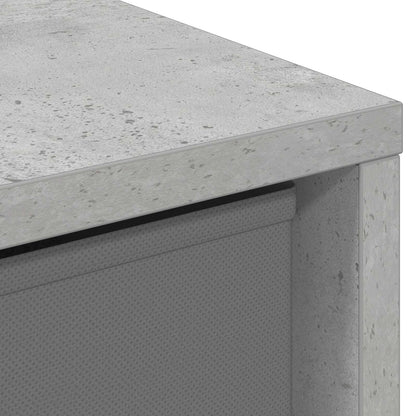 Credenza con cassetto Grigio cemento 30,5 x 27 x 84,5 cm | homemem39