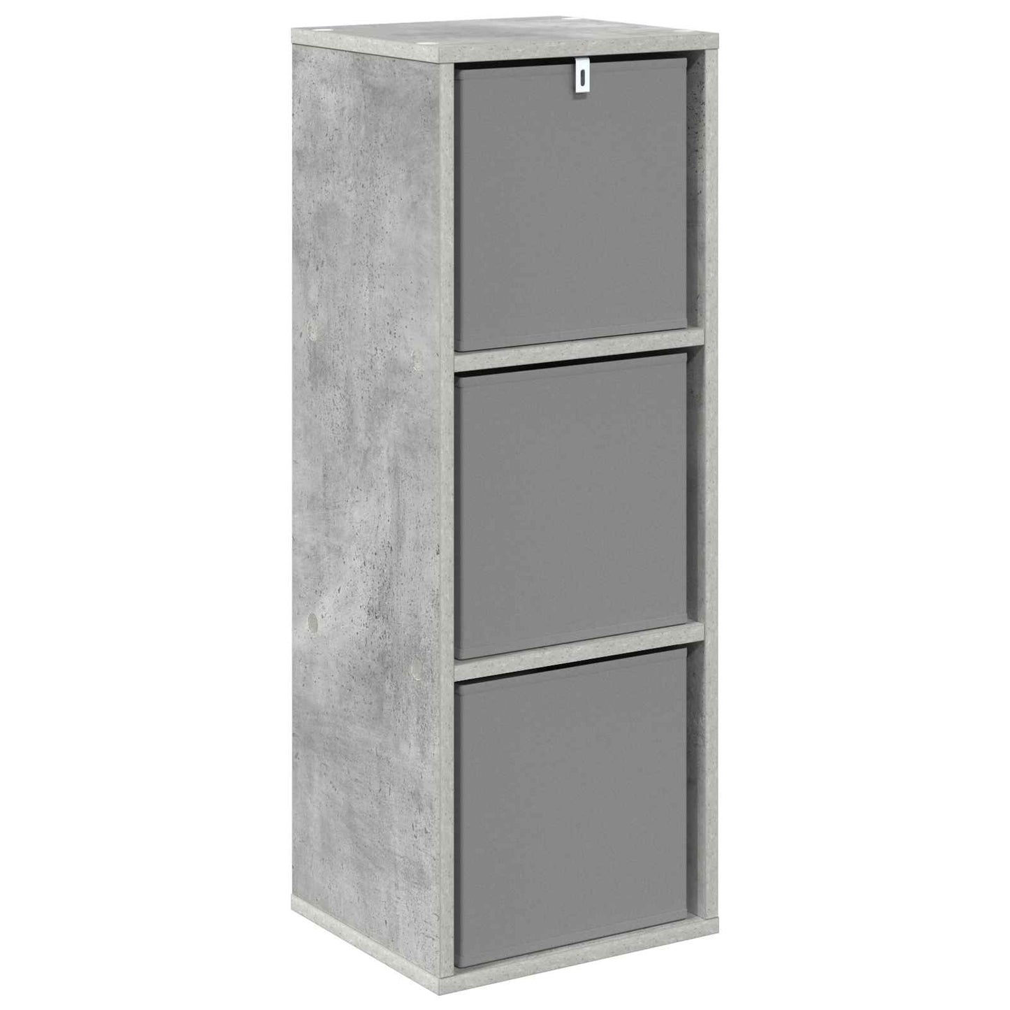 Credenza con cassetto Grigio cemento 30,5 x 27 x 84,5 cm | homemem39