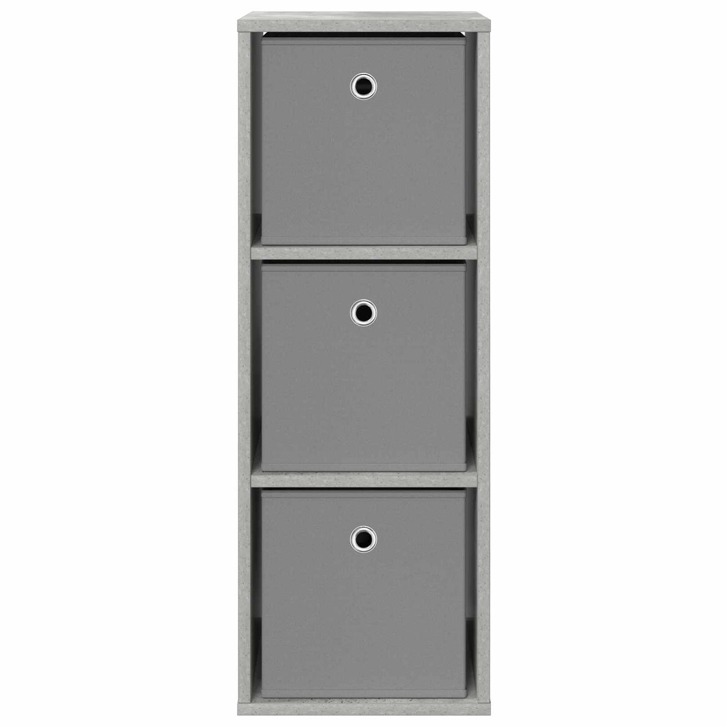 Credenza con cassetto Grigio cemento 30,5 x 27 x 84,5 cm | homemem39