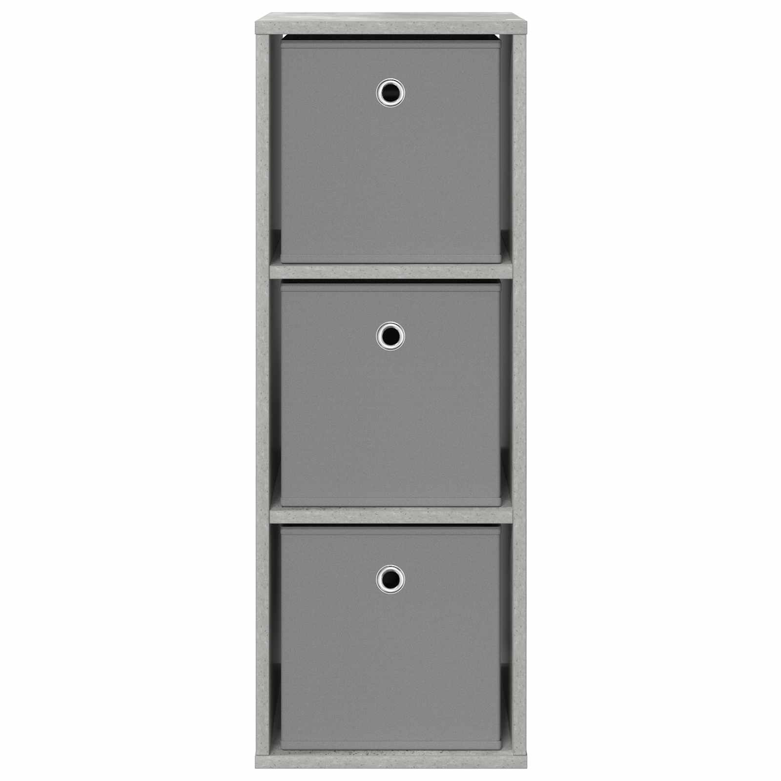 Credenza con cassetto Grigio cemento 30,5 x 27 x 84,5 cm | homemem39