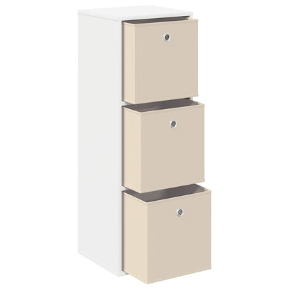 Credenza con cassetto Bianco 35 x 32 x 99,5 cm | homemem39