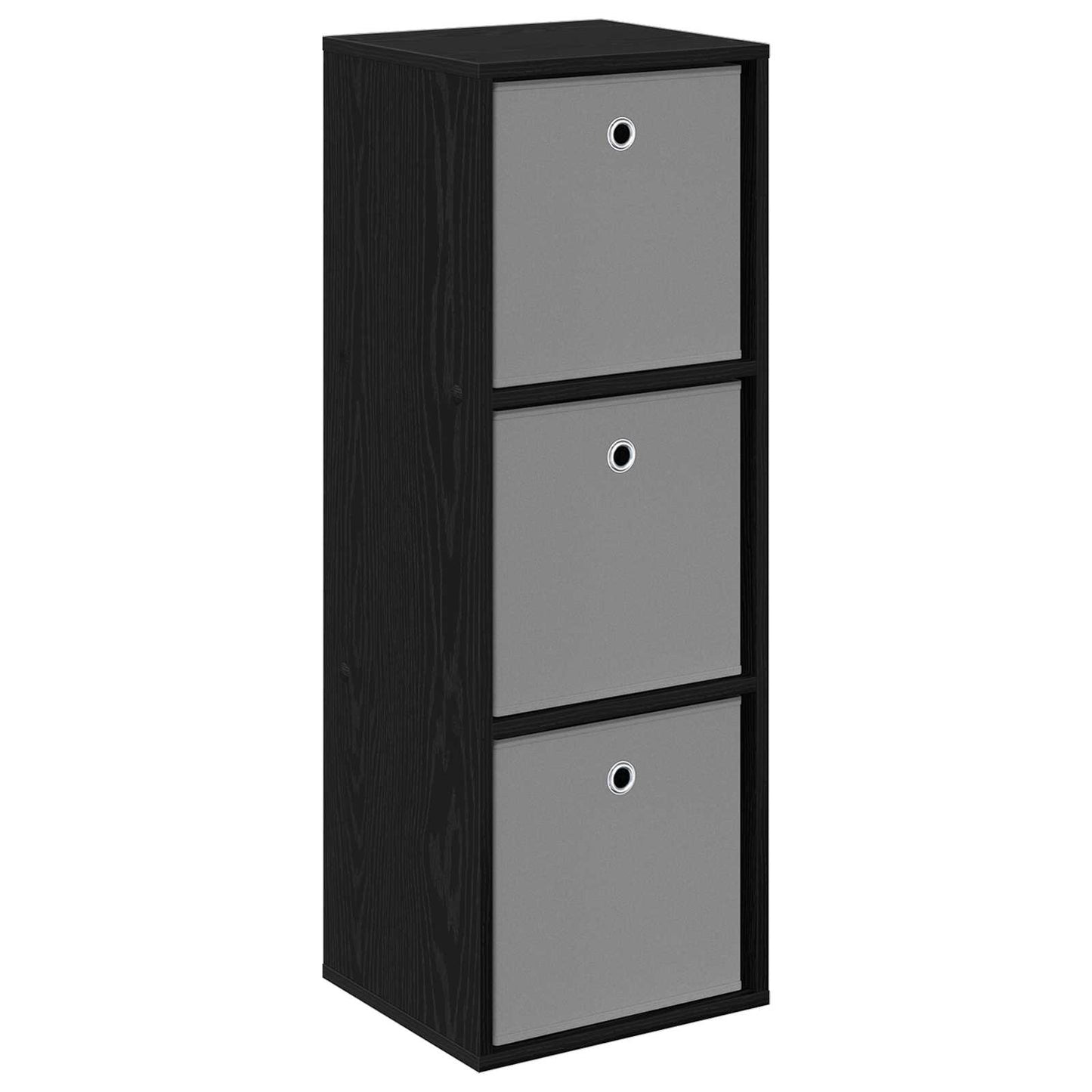 Credenza con cassetto Rovere Nero 35 x 32 x 99,5 cm | homemem39