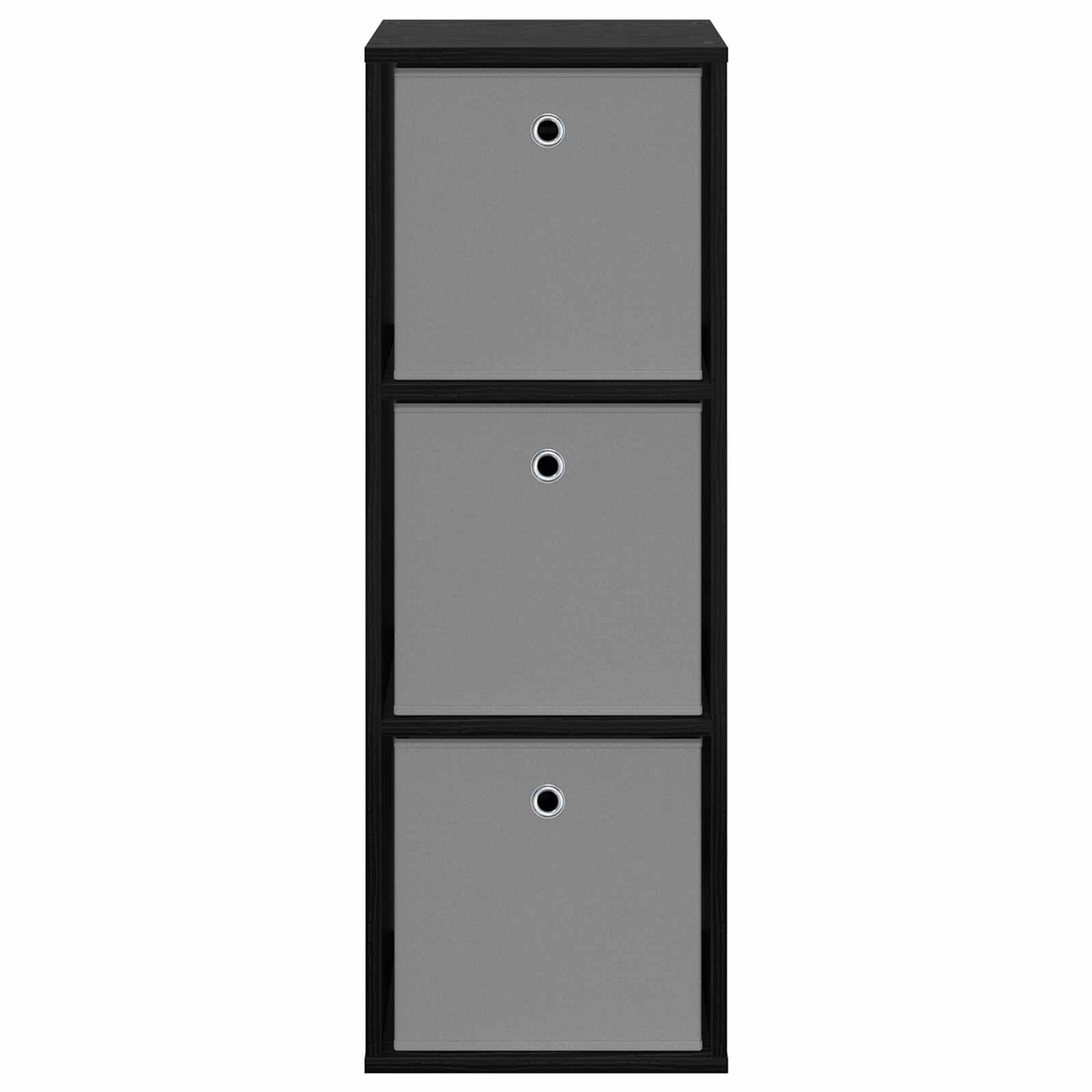 Credenza con cassetto Rovere Nero 35 x 32 x 99,5 cm | homemem39