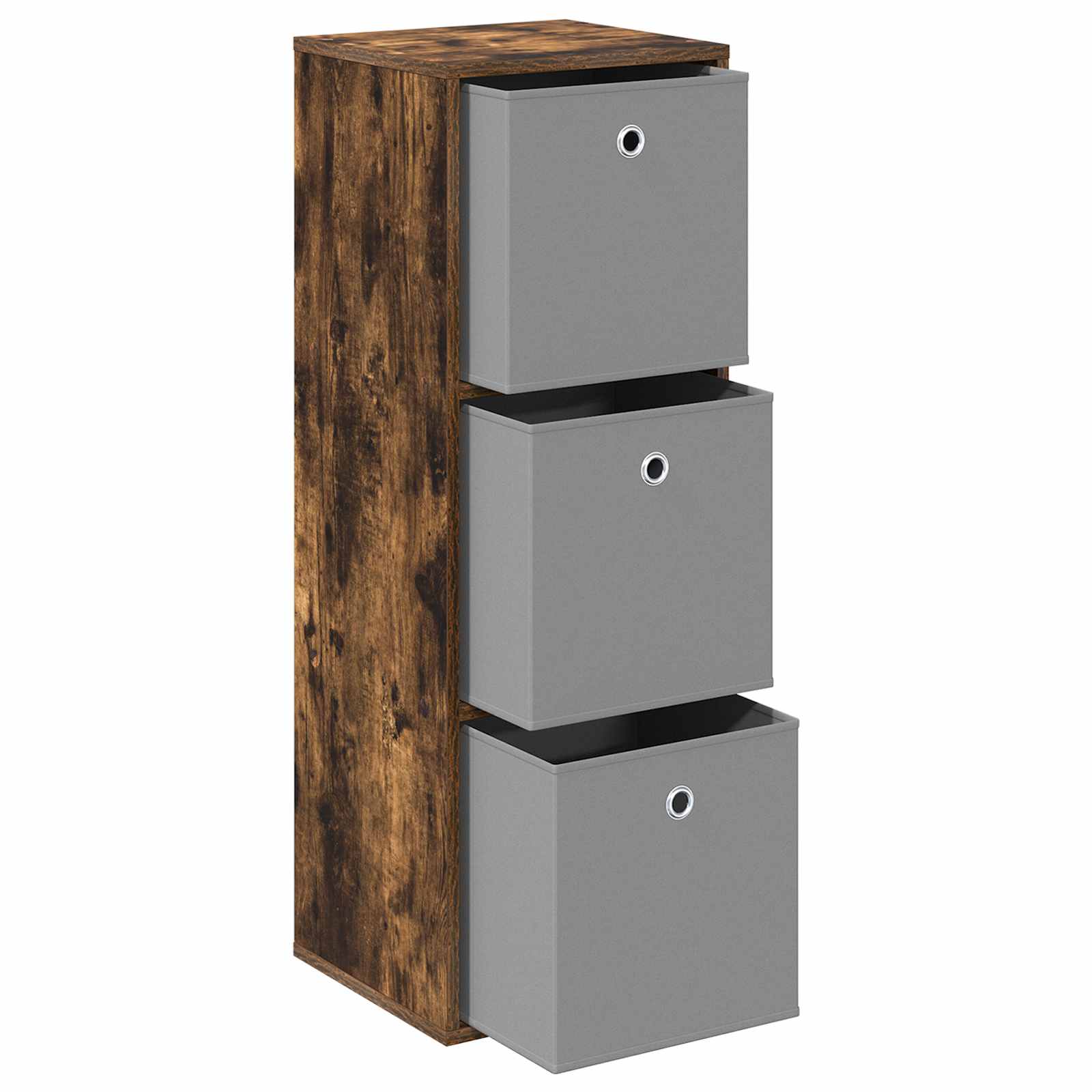 Credenza con cassetto Rovere fumé 35 x 32 x 99,5 cm | homemem39