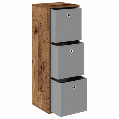 Credenza con cassetto Legno vecchio 35 x 32 x 99,5 cm | homemem39