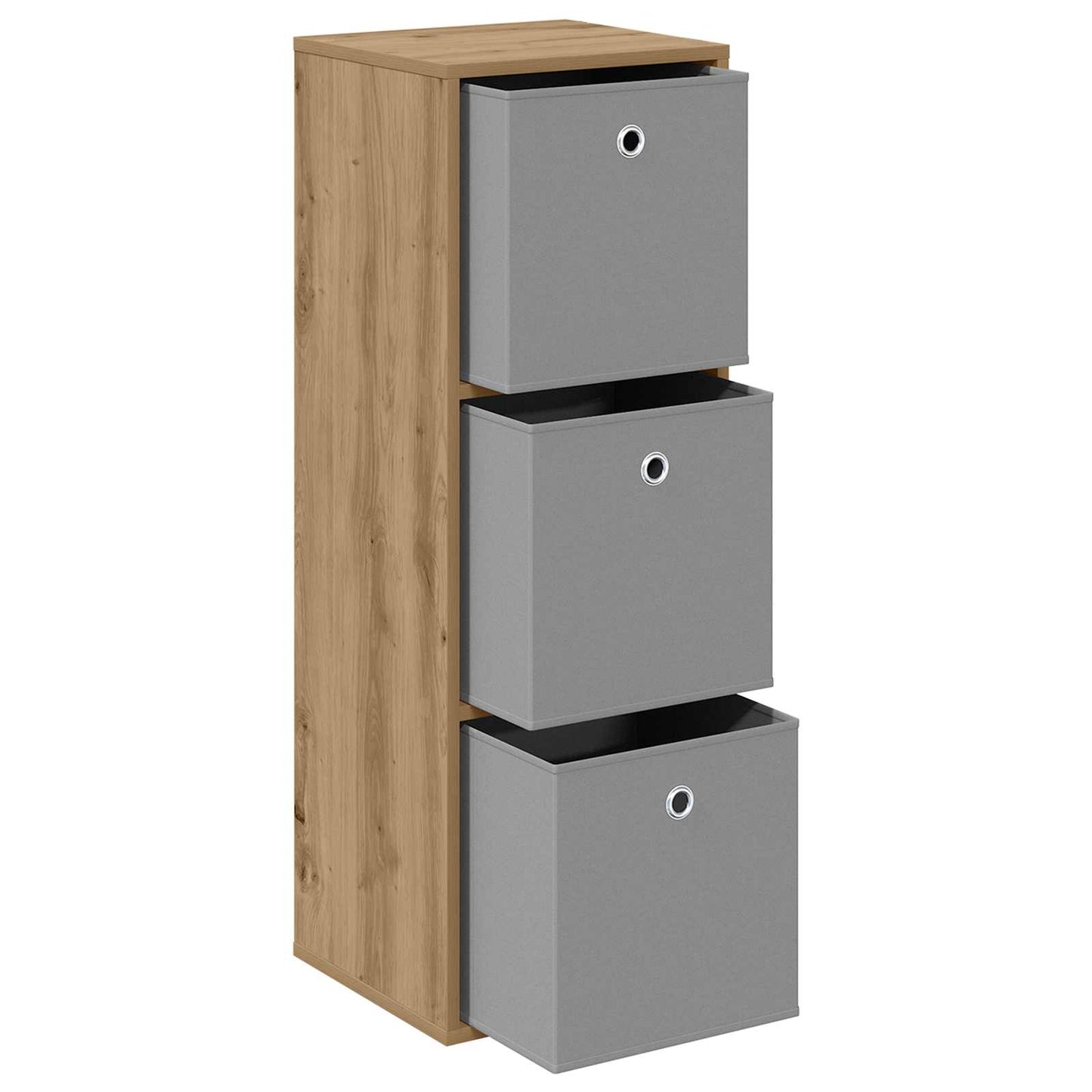 Credenza con cassetto Rovere artigianale 35 x 32 x 99,5 cm | homemem39