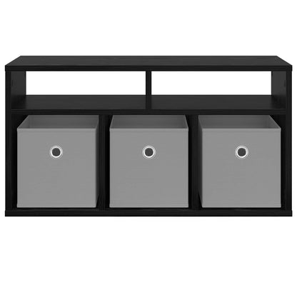 Lowboard con cassetto Rovere Nero 72 x 22,5 x 38 cm | homemem39