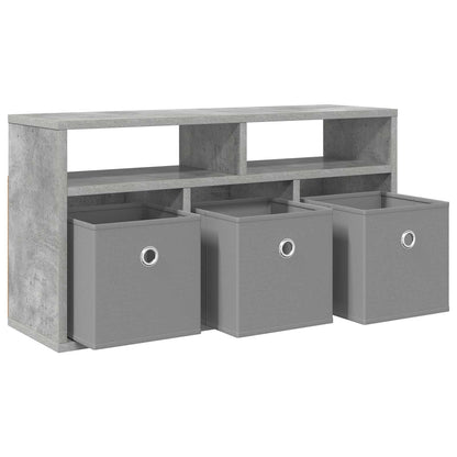 Lowboard con cassetto Grigio cemento 72 x 22,5 x 38 cm | homemem39