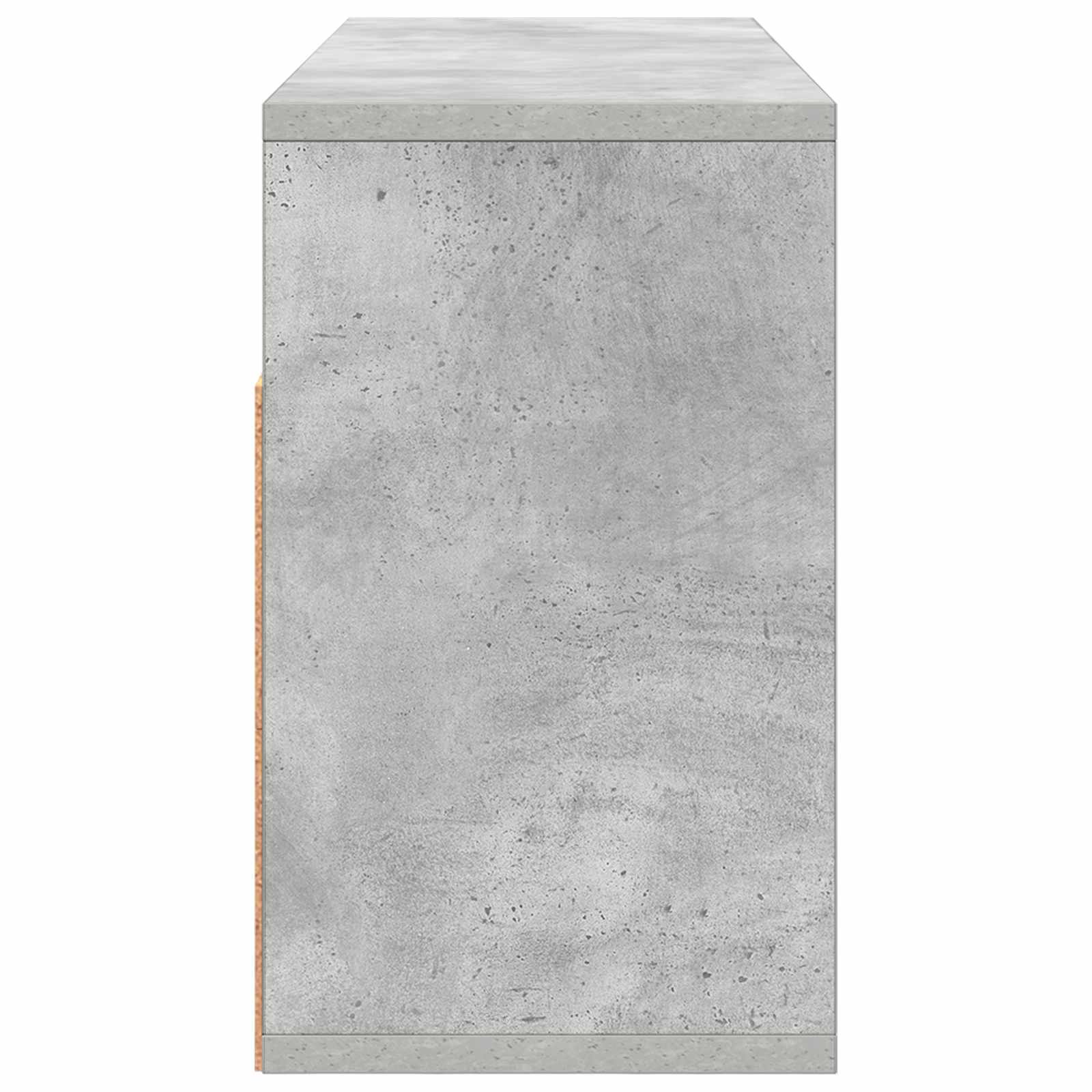 Lowboard con cassetto Grigio cemento 72 x 22,5 x 38 cm | homemem39