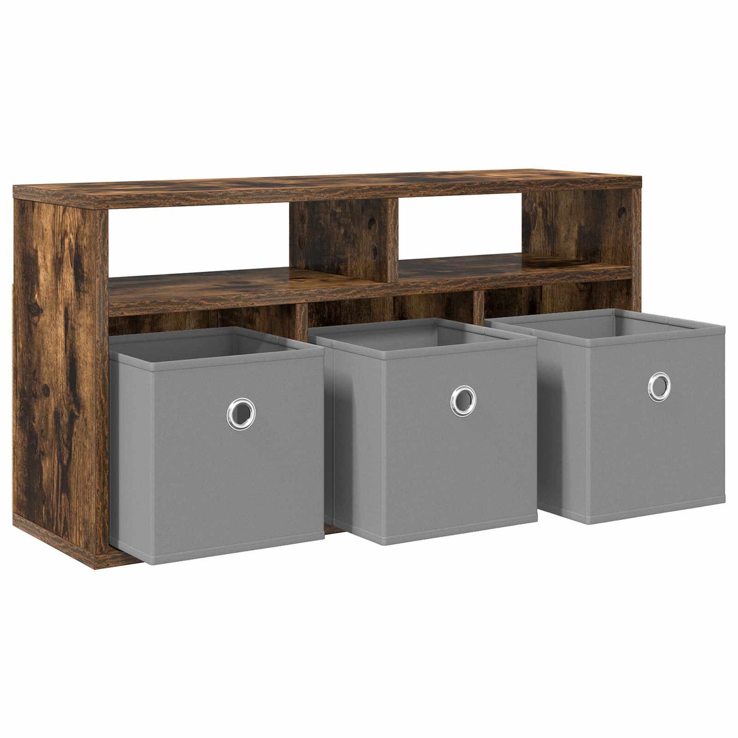 Lowboard con cassetto Rovere fumé 72 x 22,5 x 38 cm