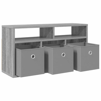 Lowboard con cassetto Grigio Sonoma 72 x 22,5 x 38 cm