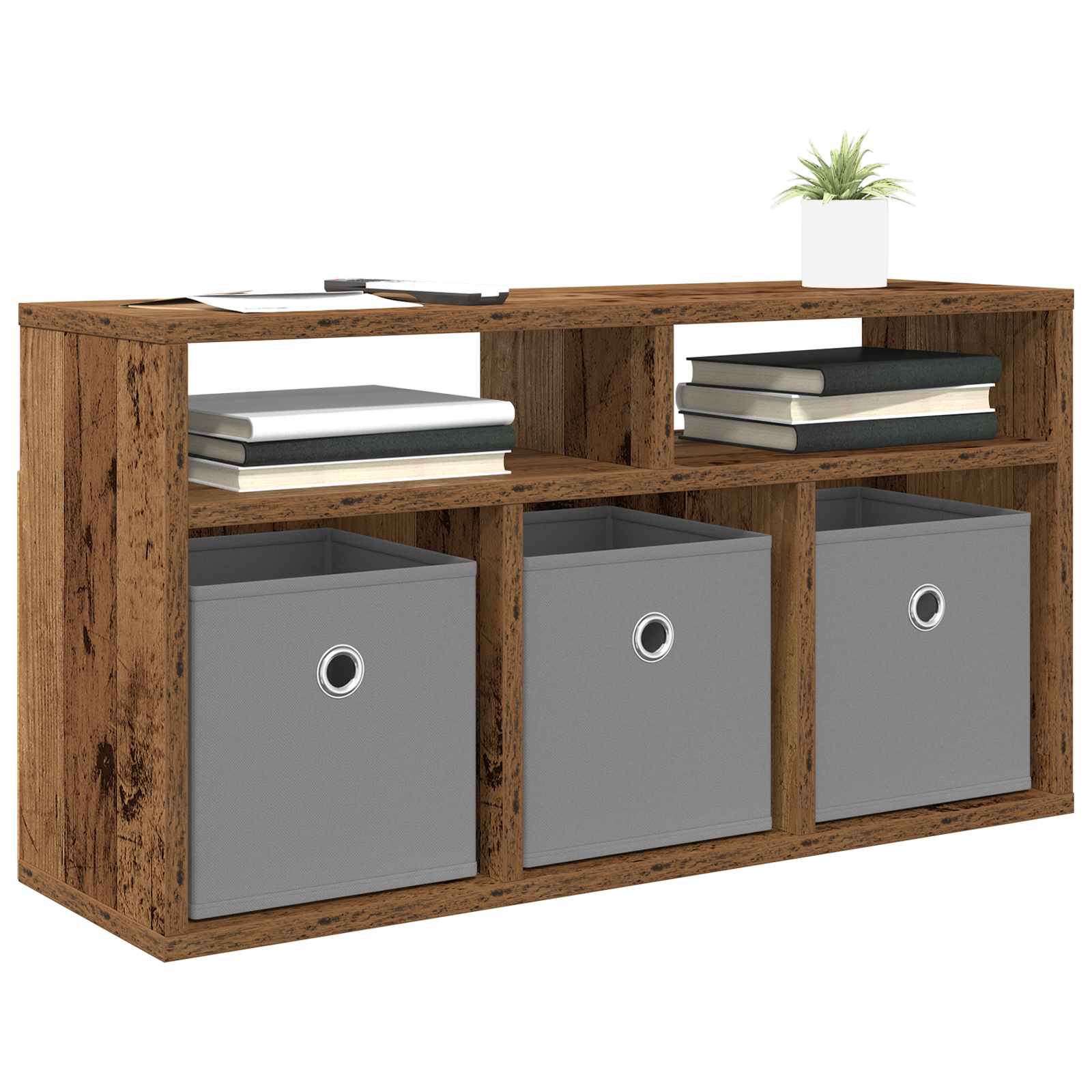 Lowboard con cassetto Legno vecchio 72 x 22,5 x 38 cm | homemem39