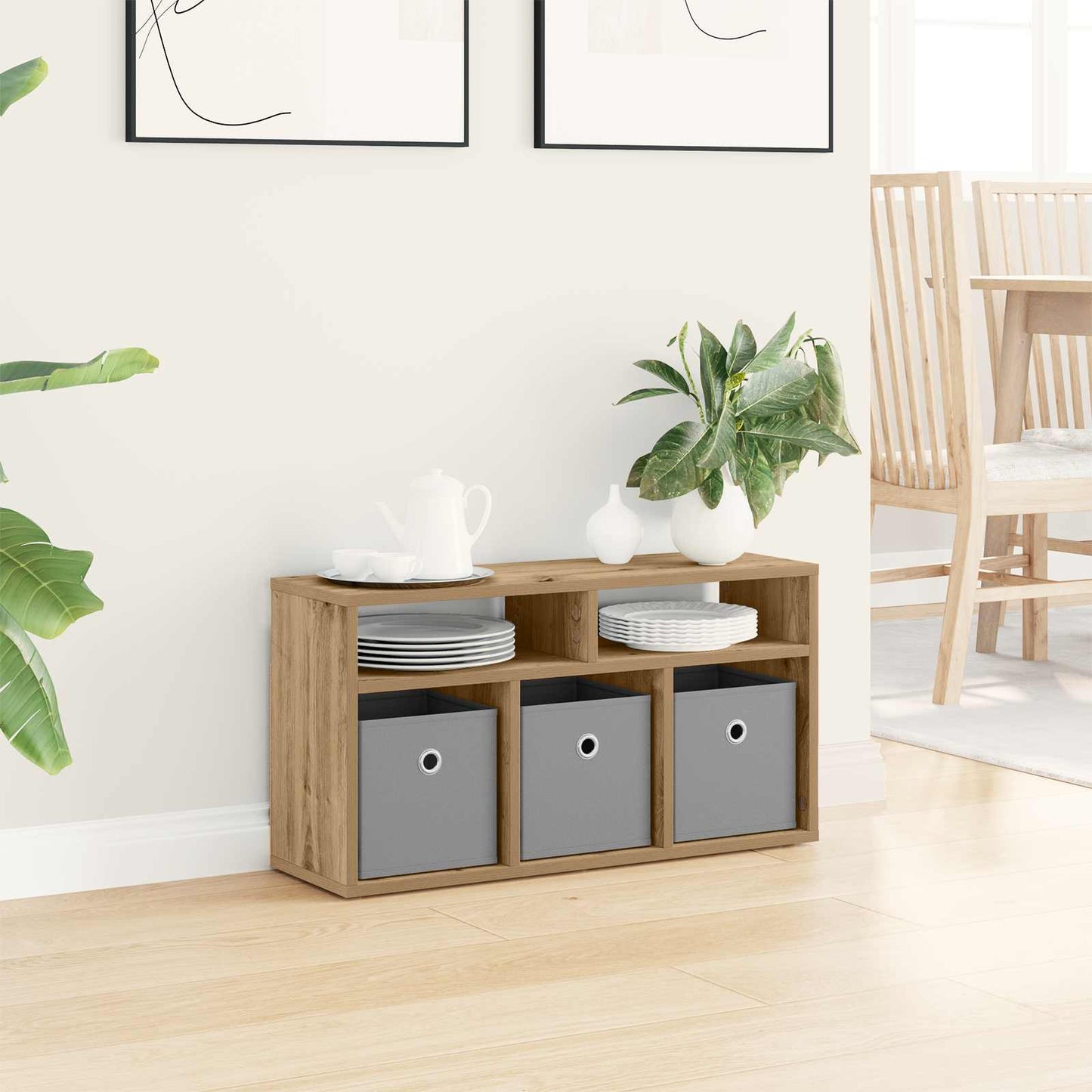 Lowboard con cassetto Rovere artigianale 72 x 22,5 x 38 cm | homemem39