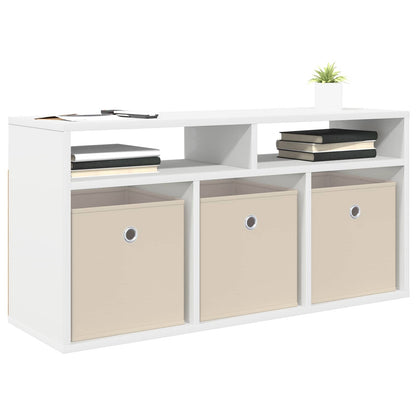 Lowboard con cassetto Bianco 87 x 27,5 x 43 cm | homemem39