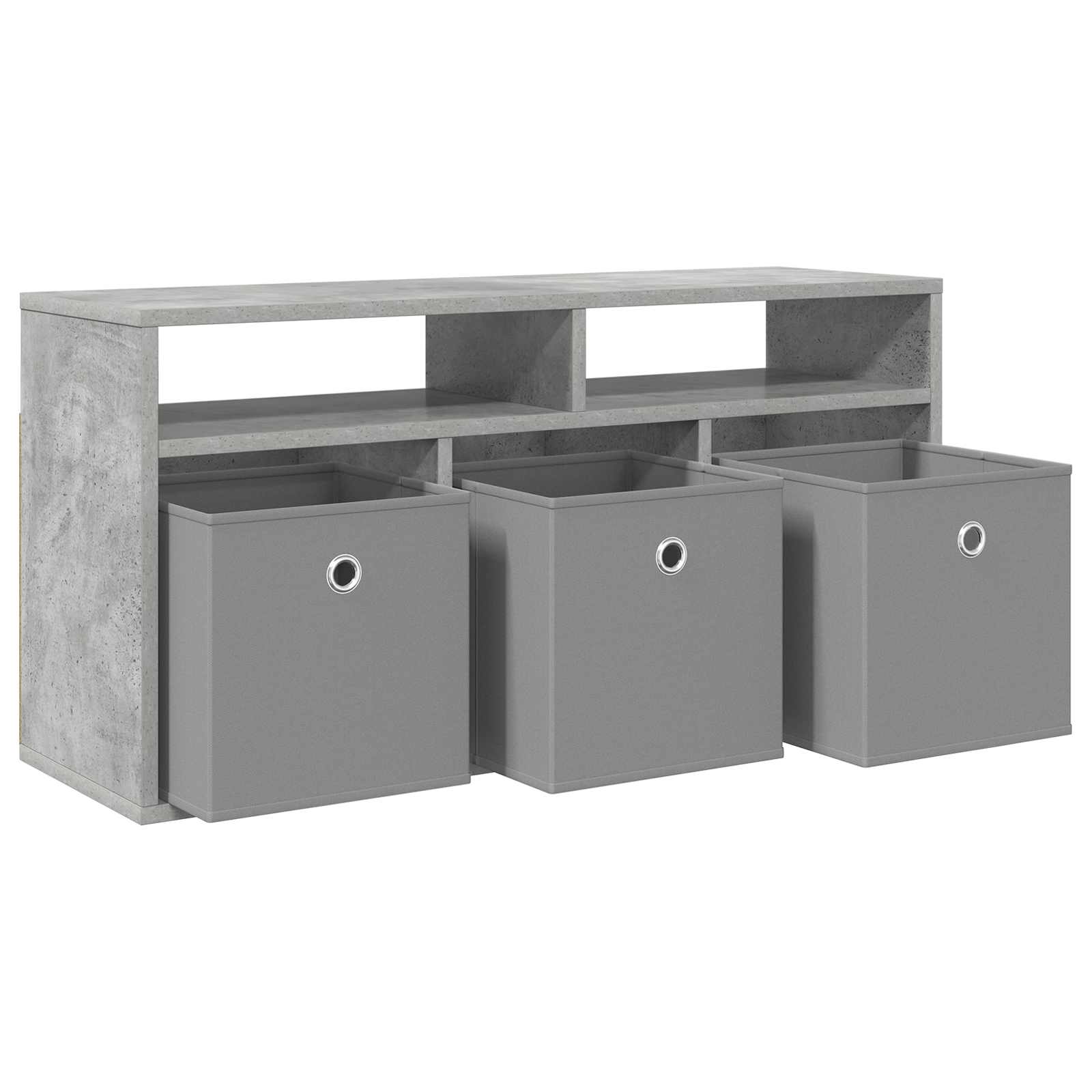 Lowboard con cassetto Grigio cemento 87 x 27,5 x 43 cm | homemem39